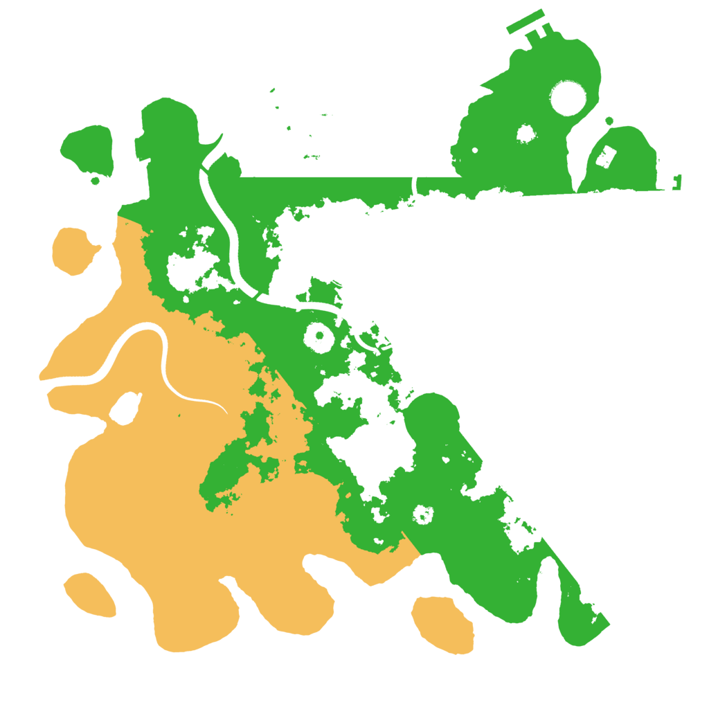 Biome Rust Map: Procedural Map, Size: 3550, Seed: 133831