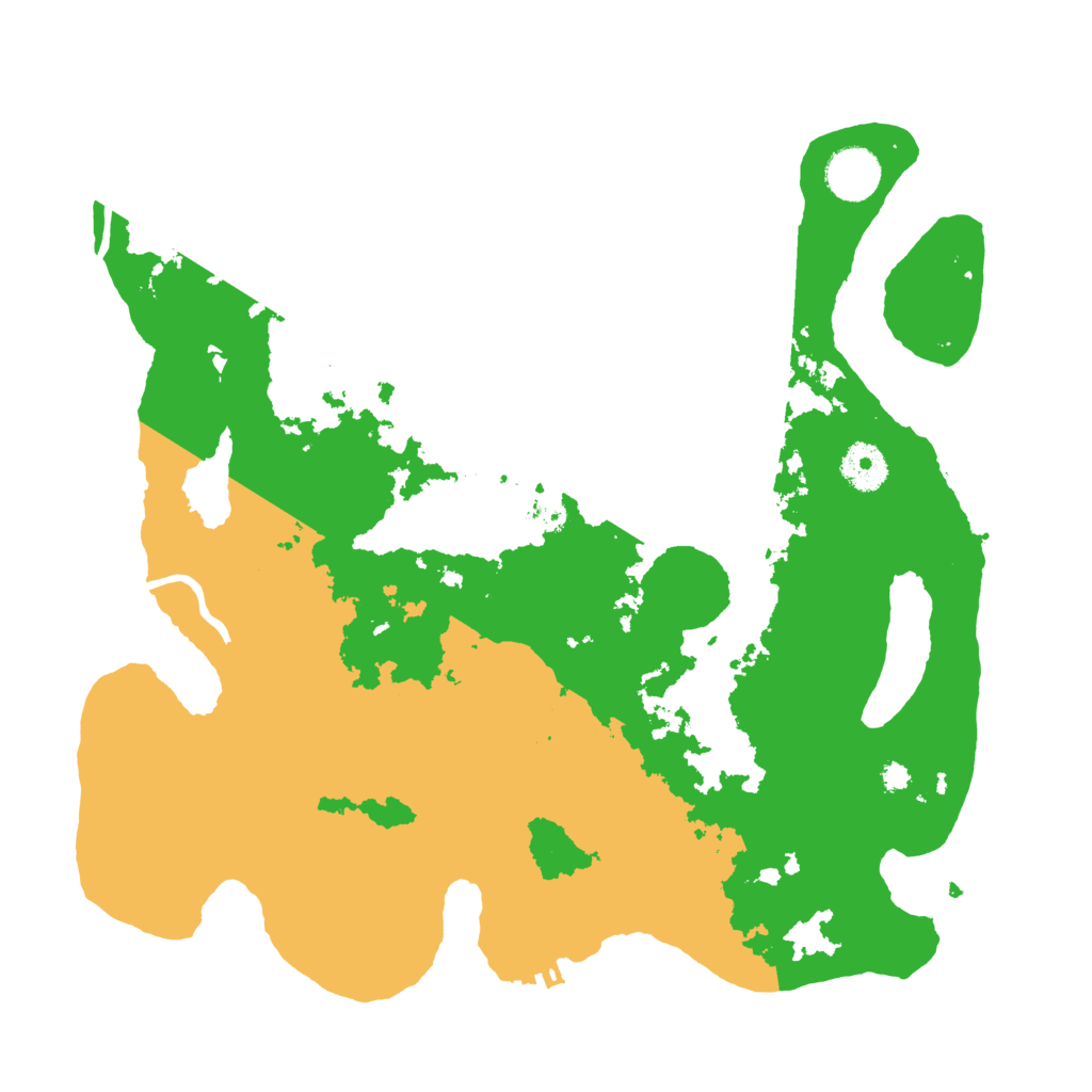 Biome Rust Map: Procedural Map, Size: 3550, Seed: 74499