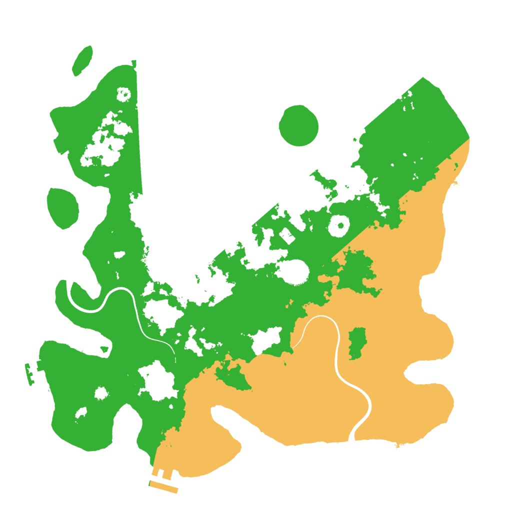 Biome Rust Map: Procedural Map, Size: 3500, Seed: 1829984191