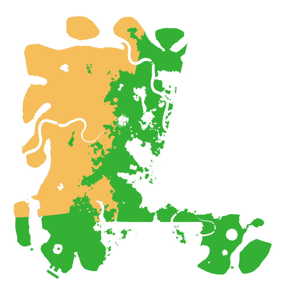 Biome Rust Map: Procedural Map, Size: 4500, Seed: 4495485