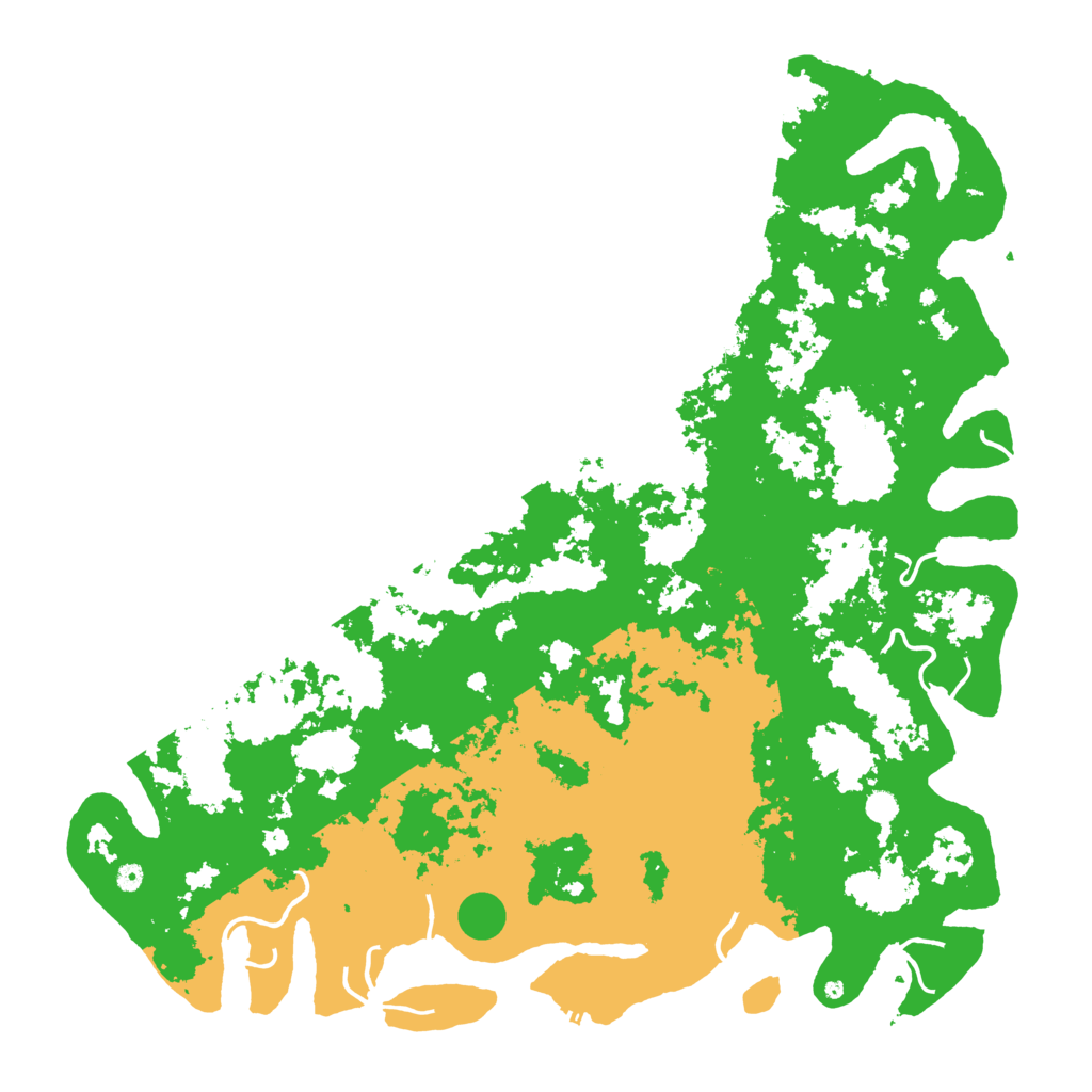 Biome Rust Map: Procedural Map, Size: 6000, Seed: 162852
