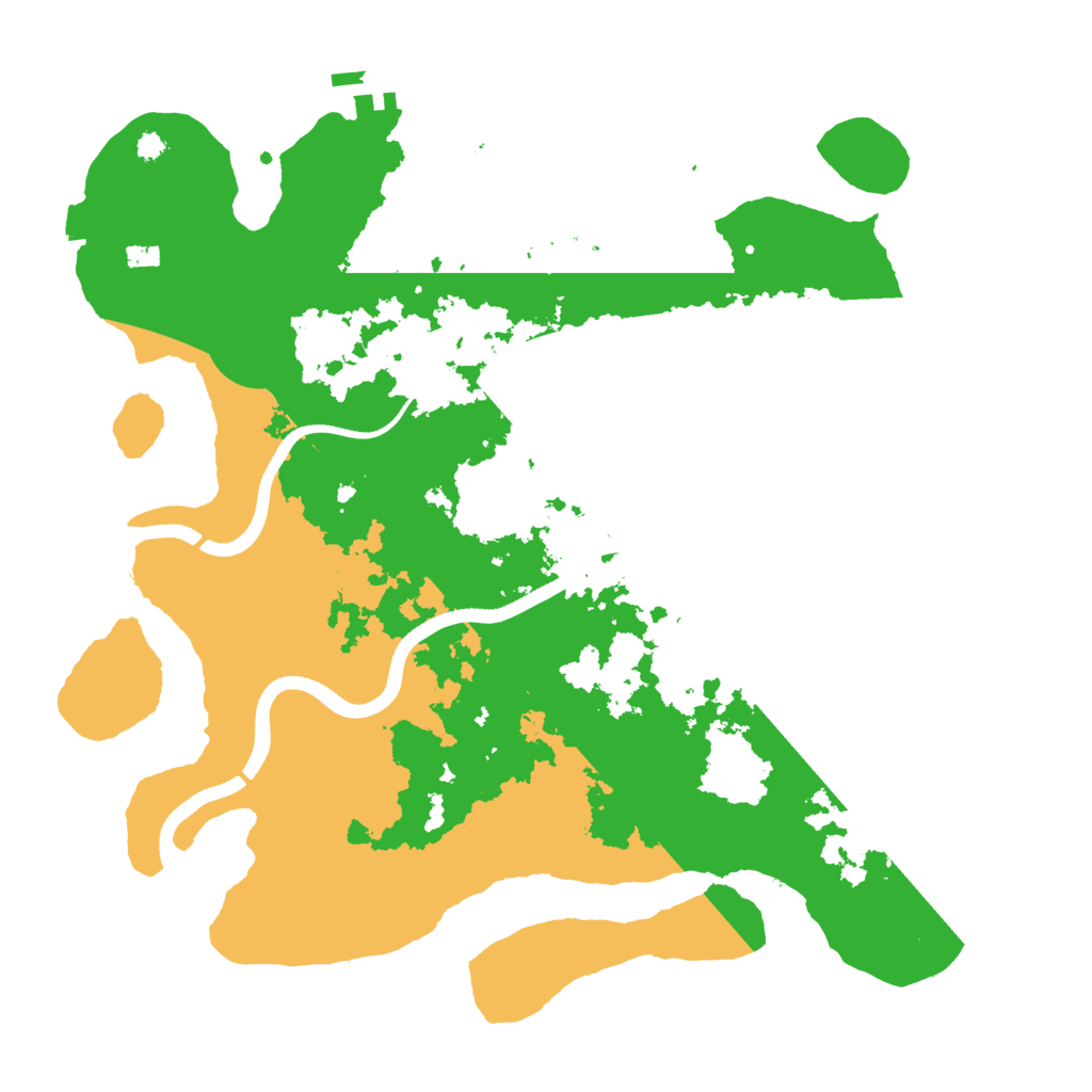 Biome Rust Map: Procedural Map, Size: 3550, Seed: 656463