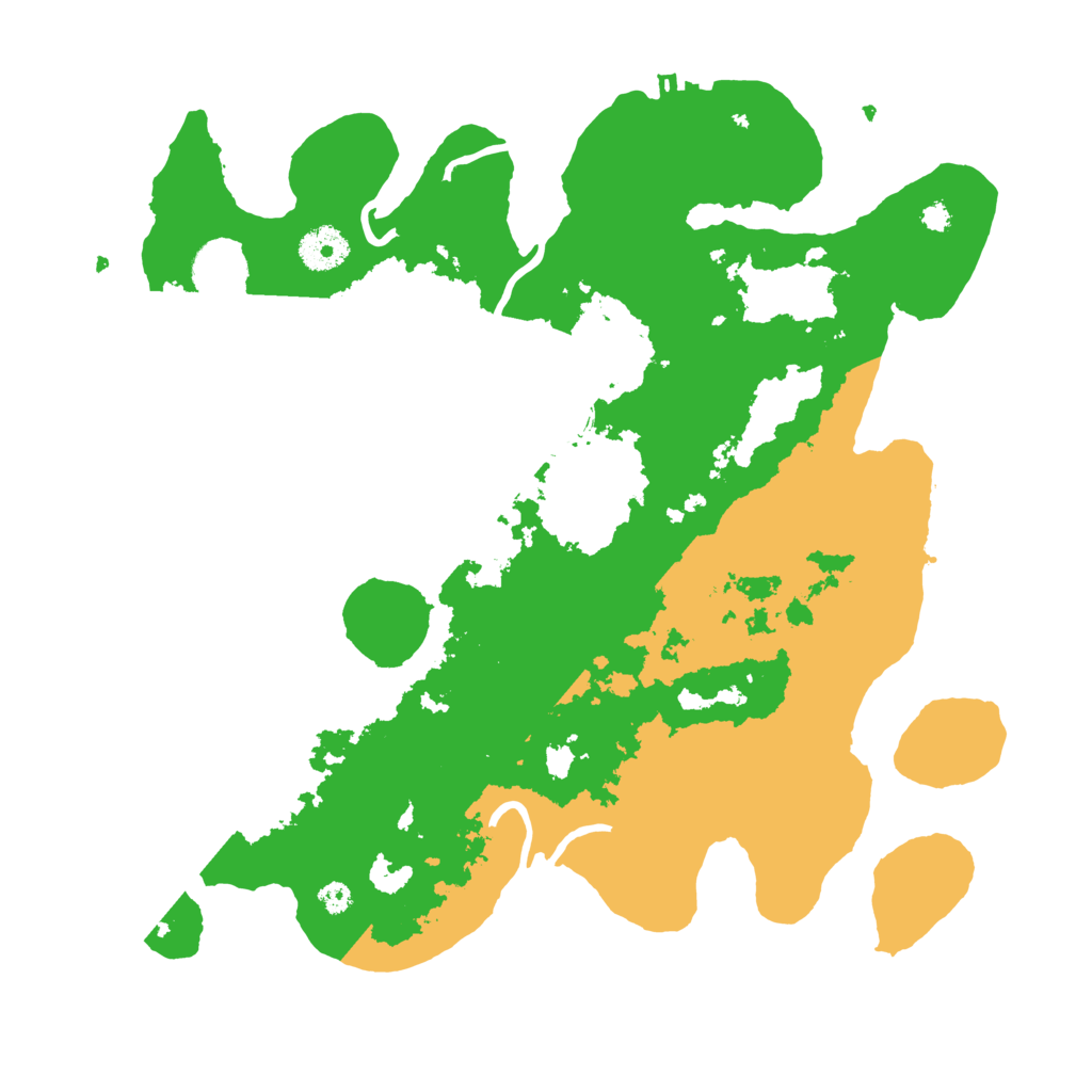 Biome Rust Map: Procedural Map, Size: 3550, Seed: 724521