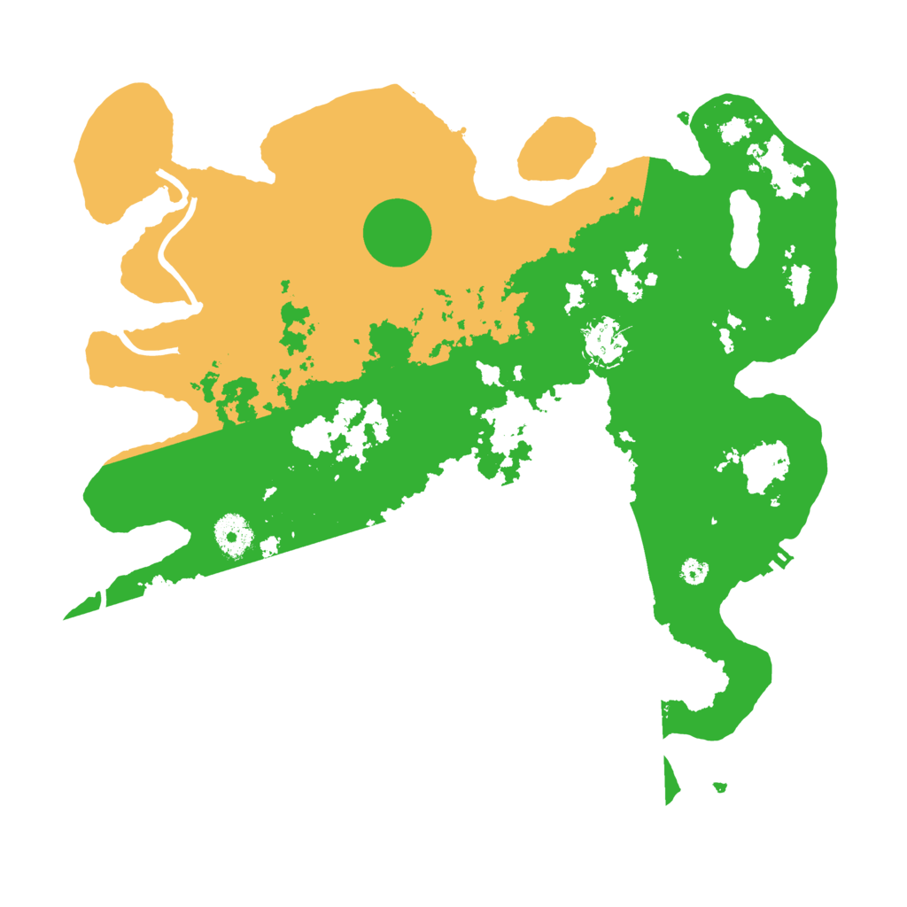 Biome Rust Map: Procedural Map, Size: 3500, Seed: 75000