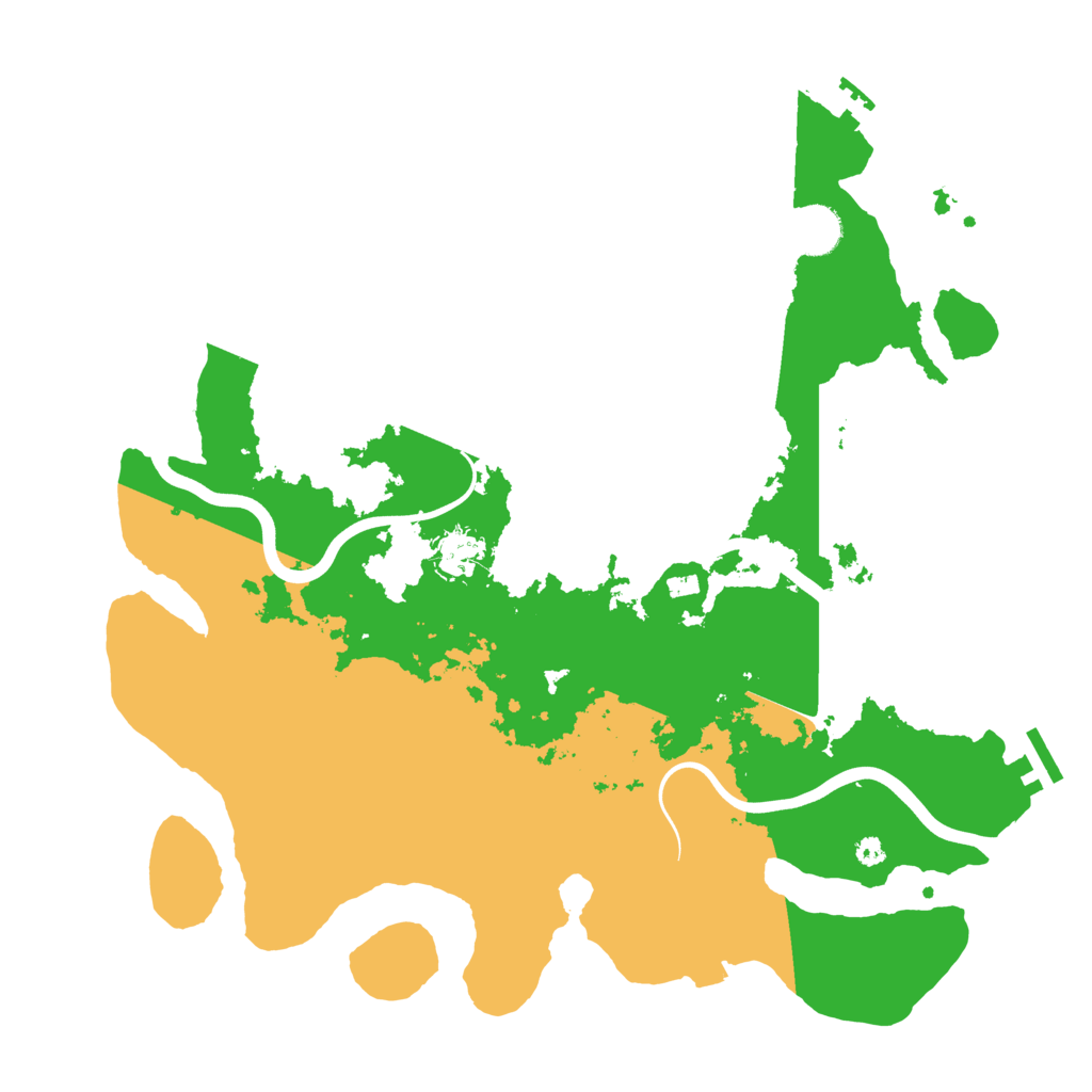 Biome Rust Map: Procedural Map, Size: 3800, Seed: 2782