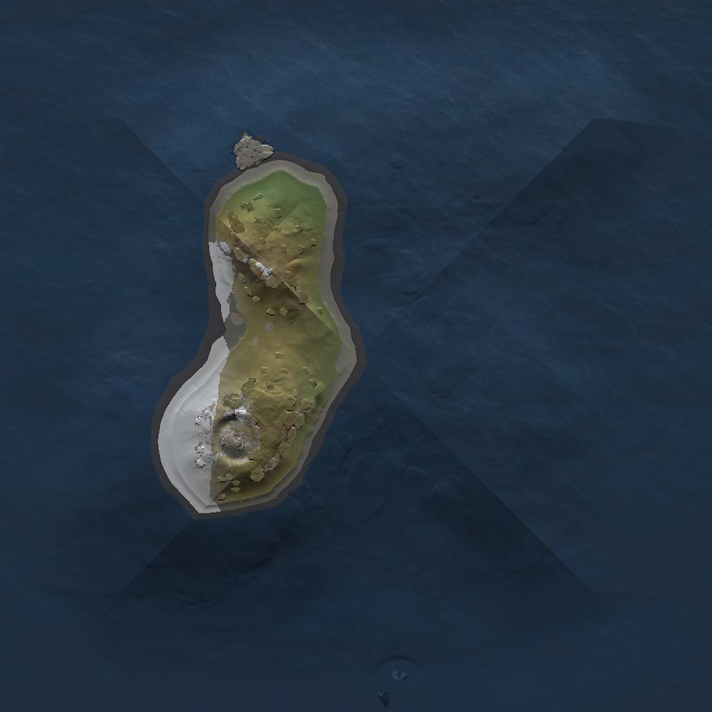 Rust Map: Procedural Map, Size: 1000, Seed: 25730485, 3 Monuments