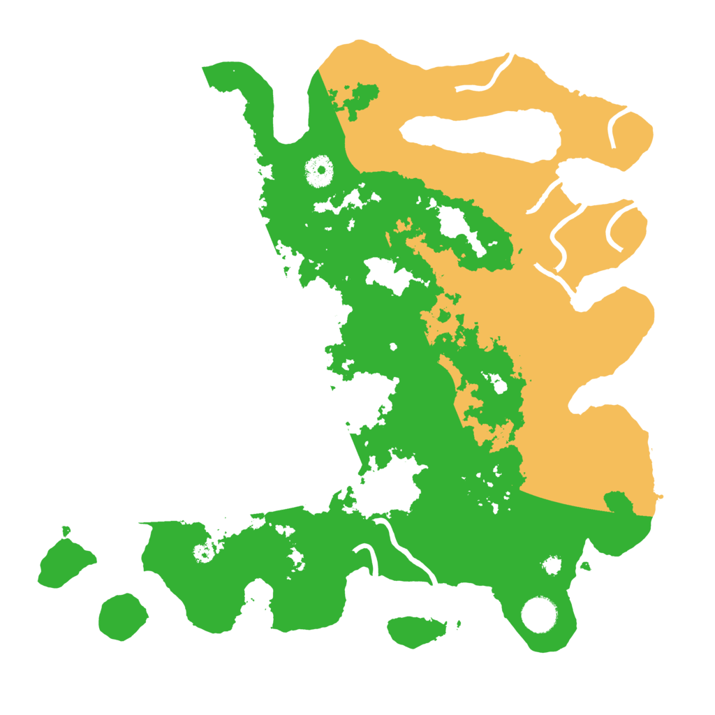 Biome Rust Map: Procedural Map, Size: 3550, Seed: 796341
