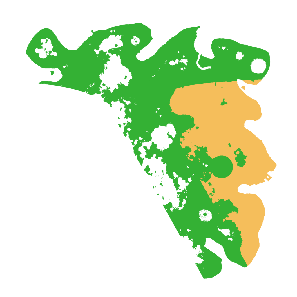 Biome Rust Map: Procedural Map, Size: 3500, Seed: 840463498
