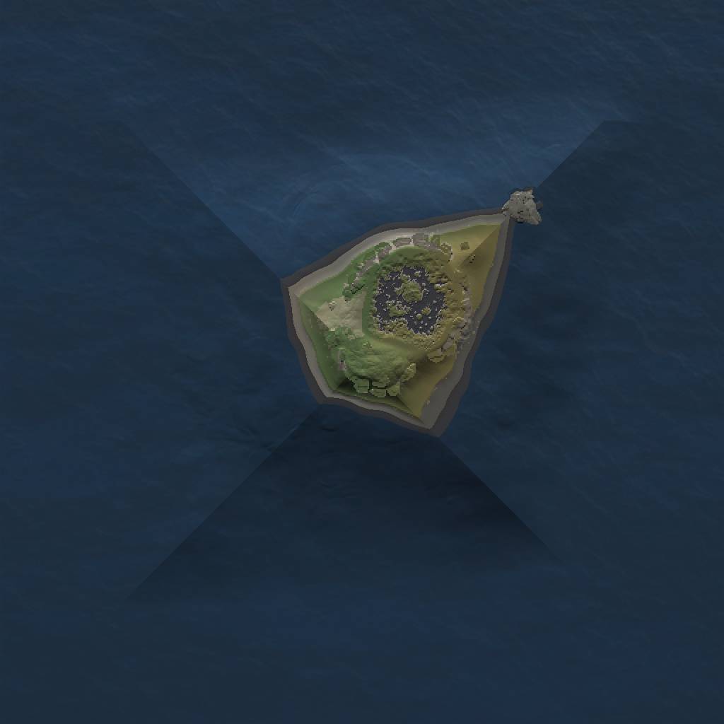 Rust Map: Procedural Map, Size: 1000, Seed: 1598510435, 3 Monuments