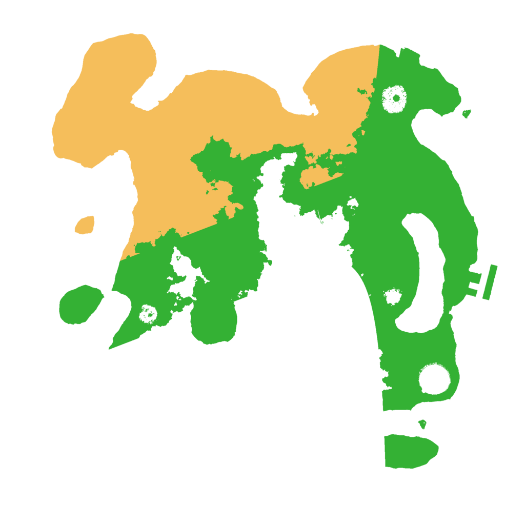 Biome Rust Map: Procedural Map, Size: 3000, Seed: 2128178089