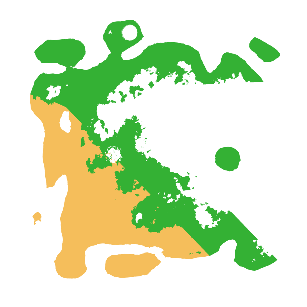 Biome Rust Map: Barren, Size: 3500, Seed: 1444920547
