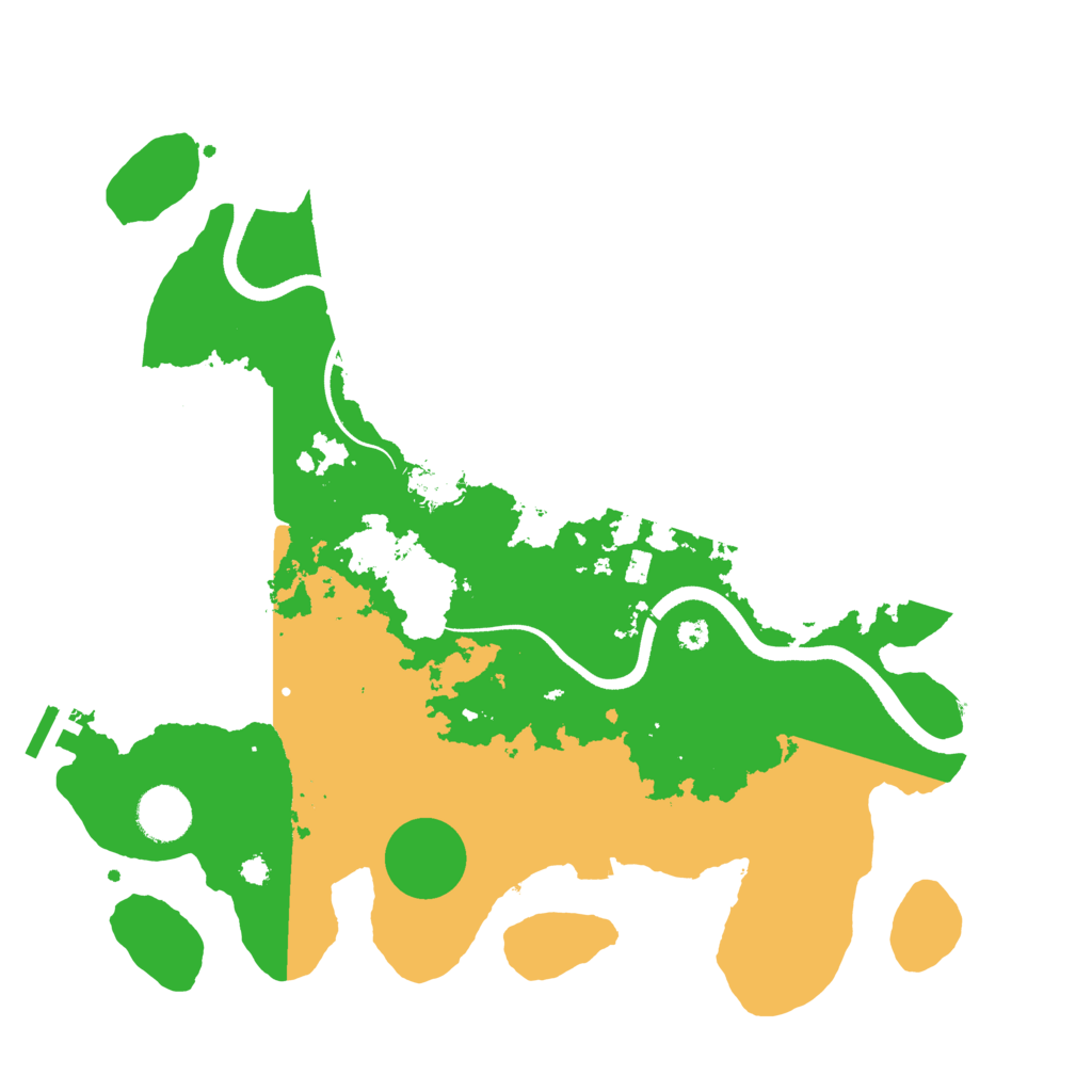 Biome Rust Map: Procedural Map, Size: 3550, Seed: 128653