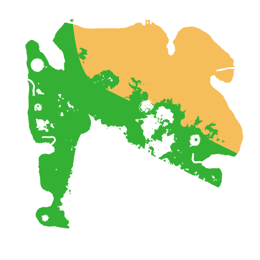 Biome Rust Map: Procedural Map, Size: 3500, Seed: 651768852