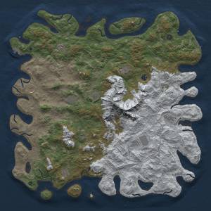 Thumbnail Rust Map: Procedural Map, Size: 5500, Seed: 150000, 20 Monuments