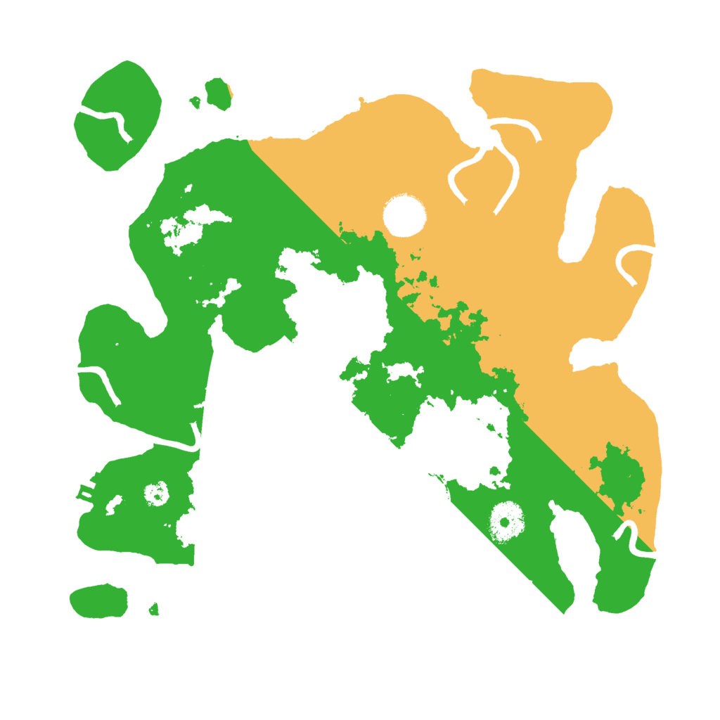 Biome Rust Map: Procedural Map, Size: 3000, Seed: 53950