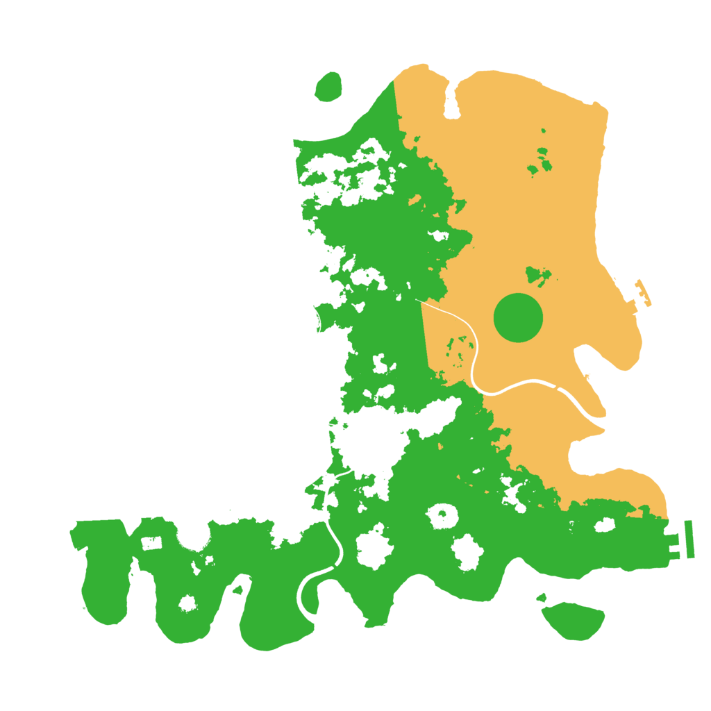 Biome Rust Map: Procedural Map, Size: 3800, Seed: 7052022