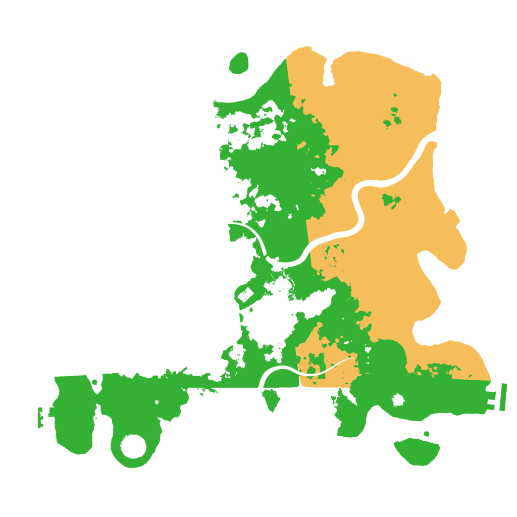 Biome Rust Map: Procedural Map, Size: 3800, Seed: 7052022