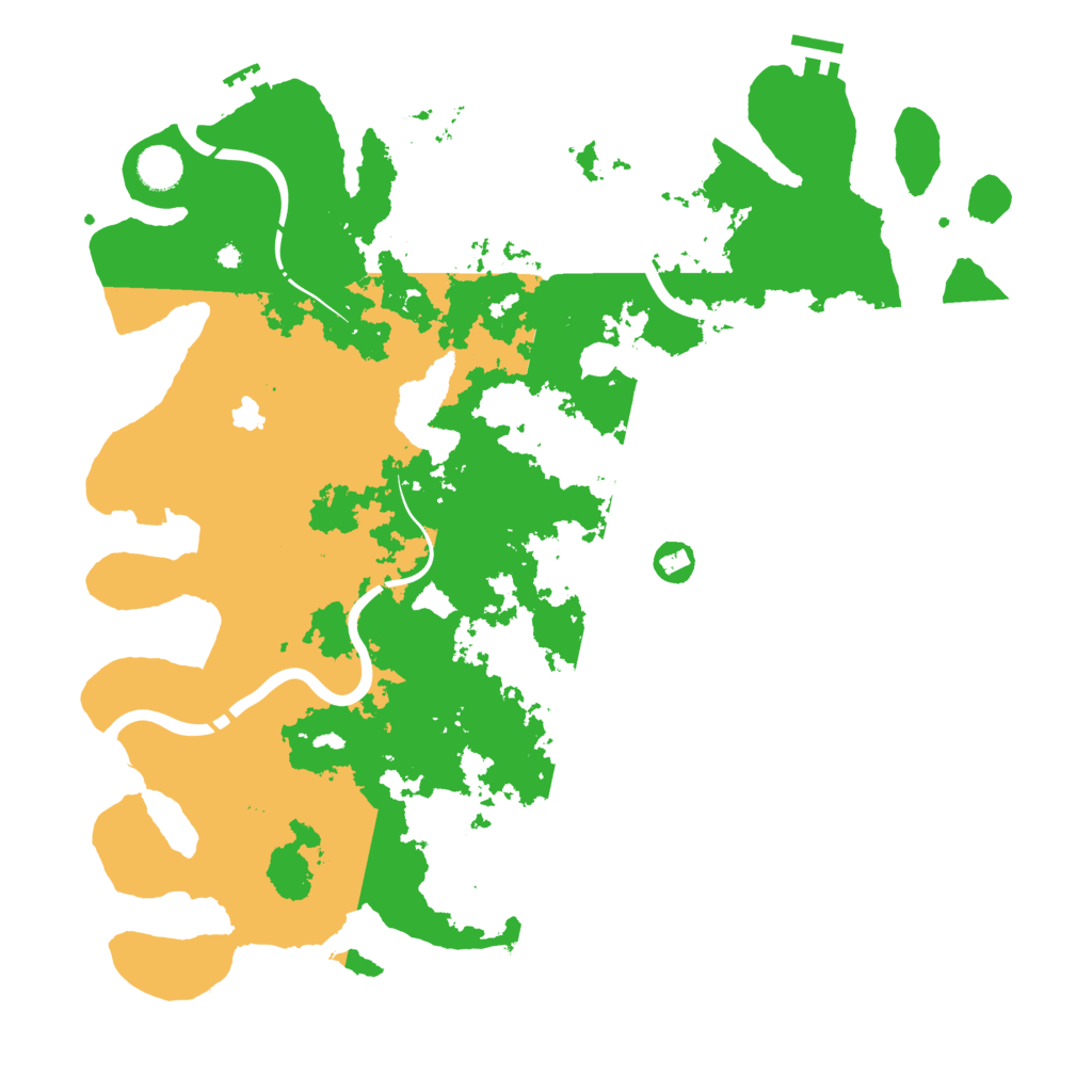 Biome Rust Map: Procedural Map, Size: 4250, Seed: 1052675740