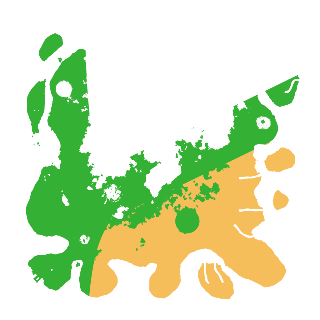 Biome Rust Map: Procedural Map, Size: 3500, Seed: 617384094