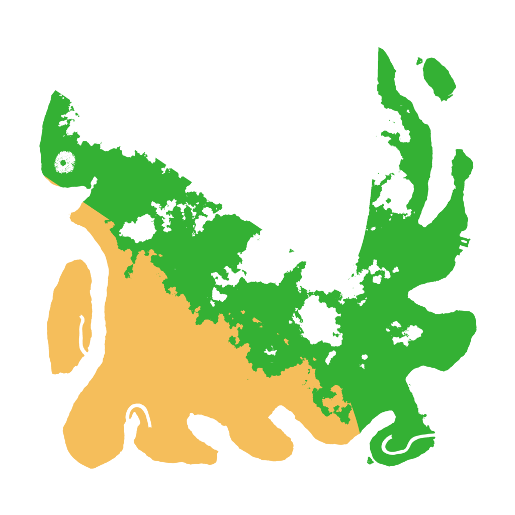 Biome Rust Map: Procedural Map, Size: 3600, Seed: 1996538556