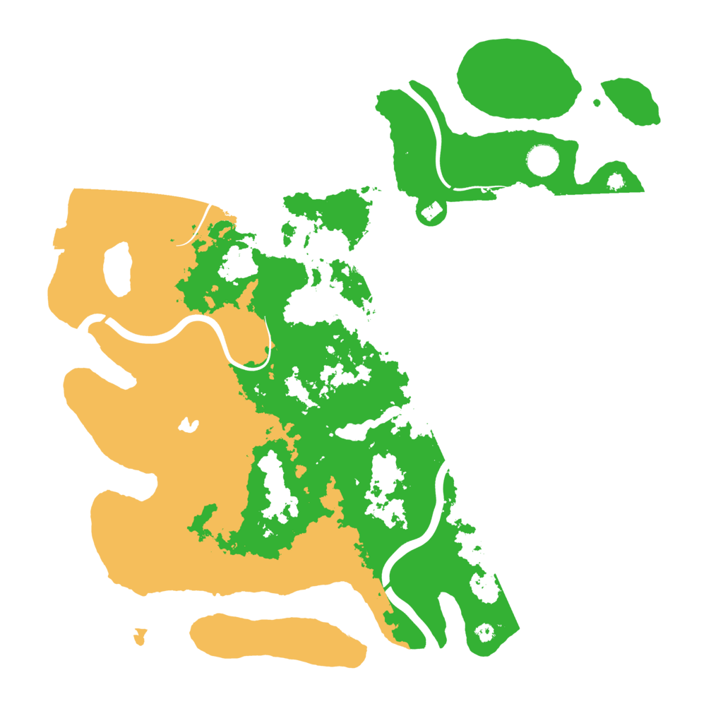 Biome Rust Map: Procedural Map, Size: 4000, Seed: 38495