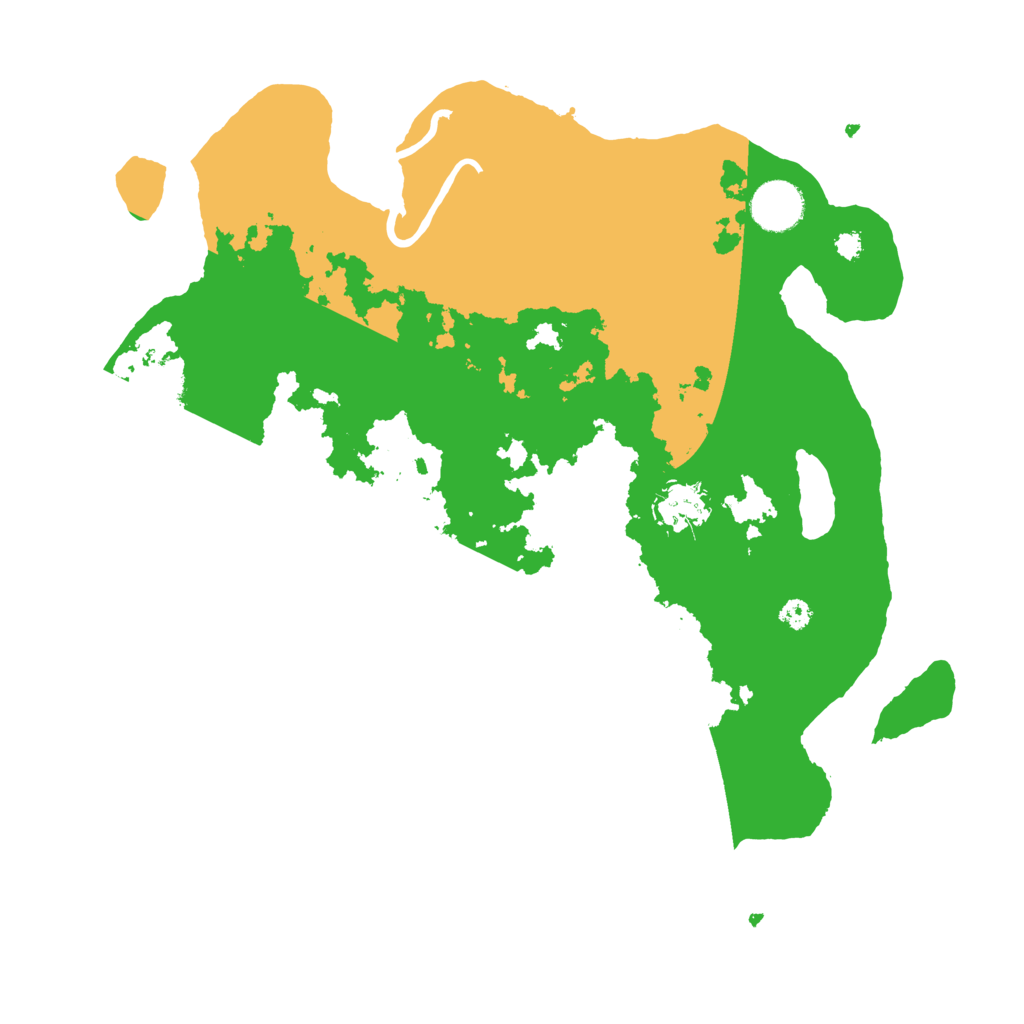 Biome Rust Map: Procedural Map, Size: 3500, Seed: 1611579106