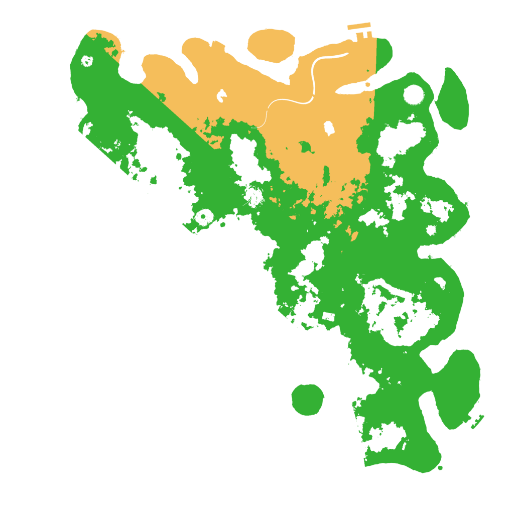 Biome Rust Map: Procedural Map, Size: 4500, Seed: 1440781955