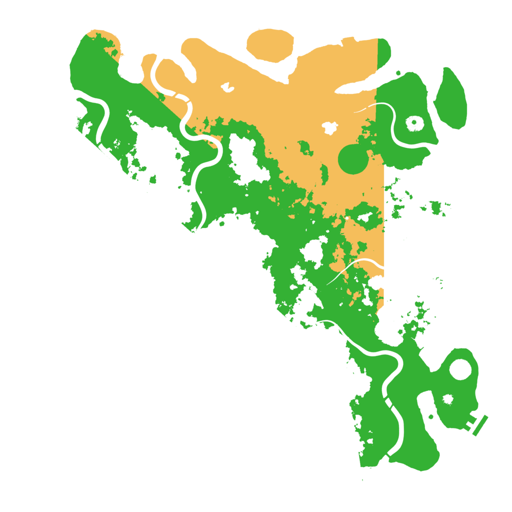 Biome Rust Map: Procedural Map, Size: 4500, Seed: 1440781955