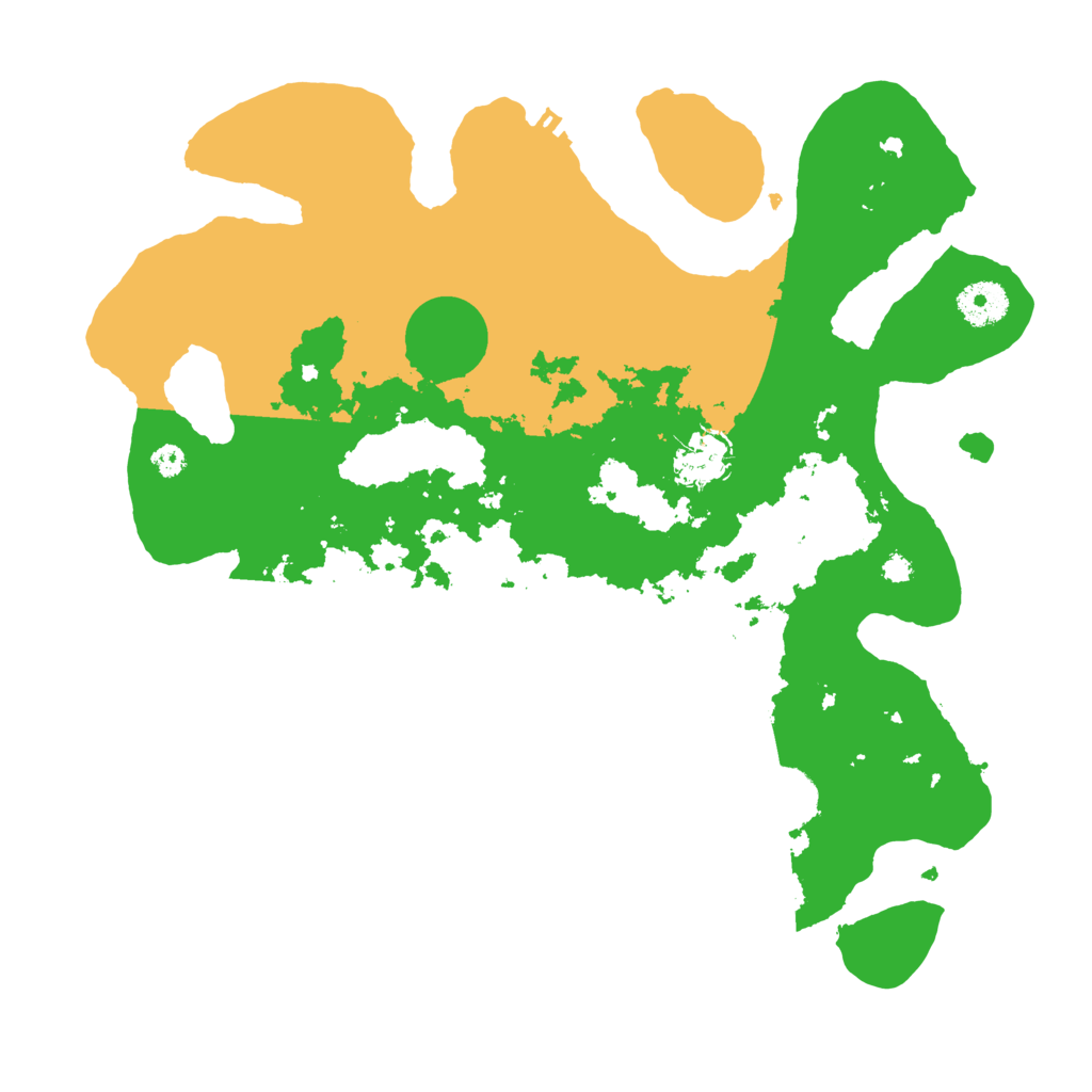 Biome Rust Map: Procedural Map, Size: 3500, Seed: 580880081