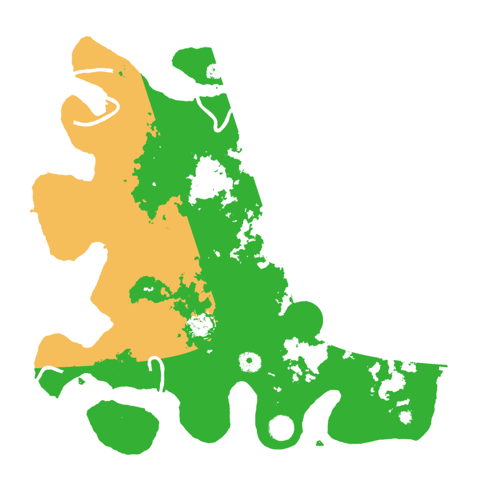 Biome Rust Map: Procedural Map, Size: 3500, Seed: 19202993