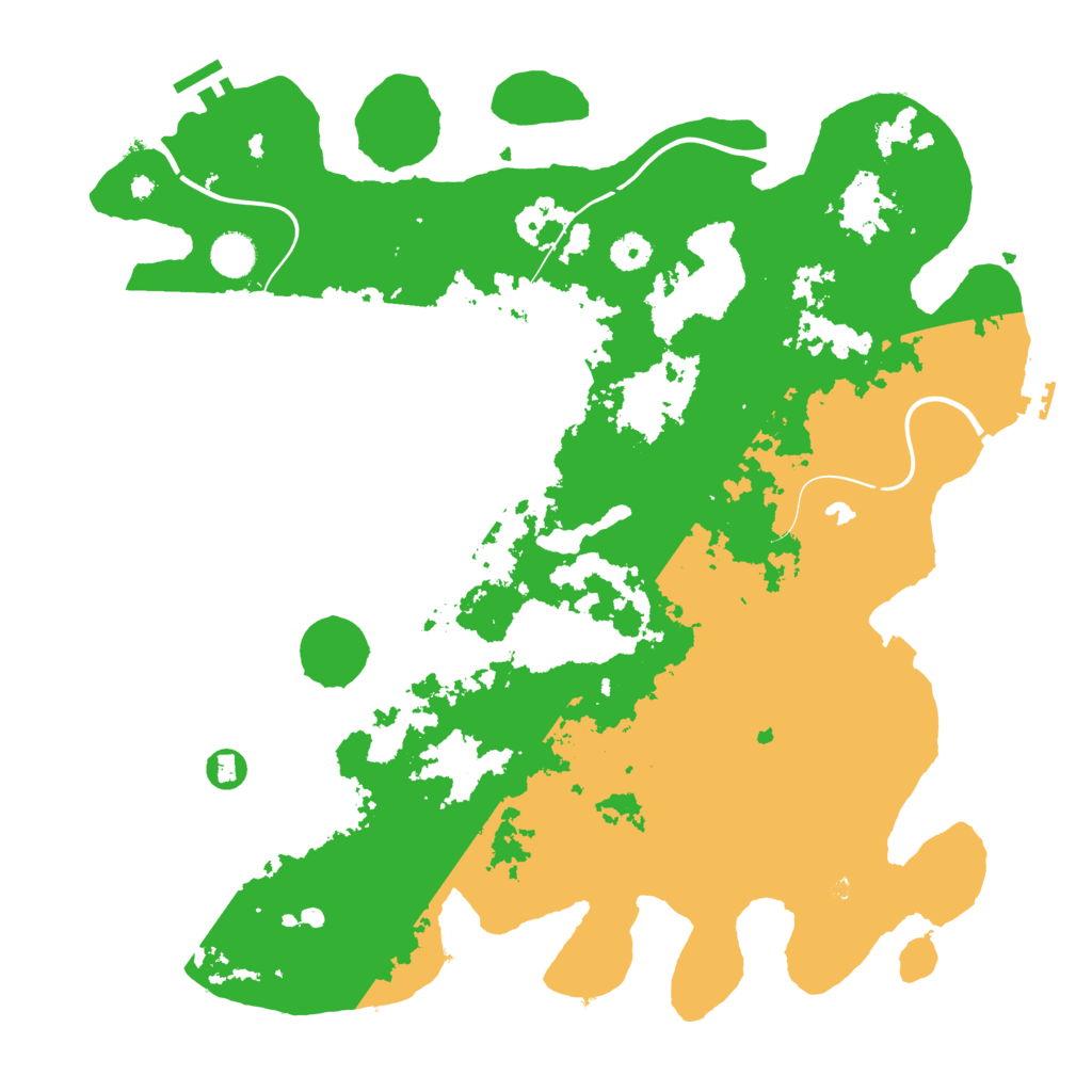 Biome Rust Map: Procedural Map, Size: 4250, Seed: 267966658