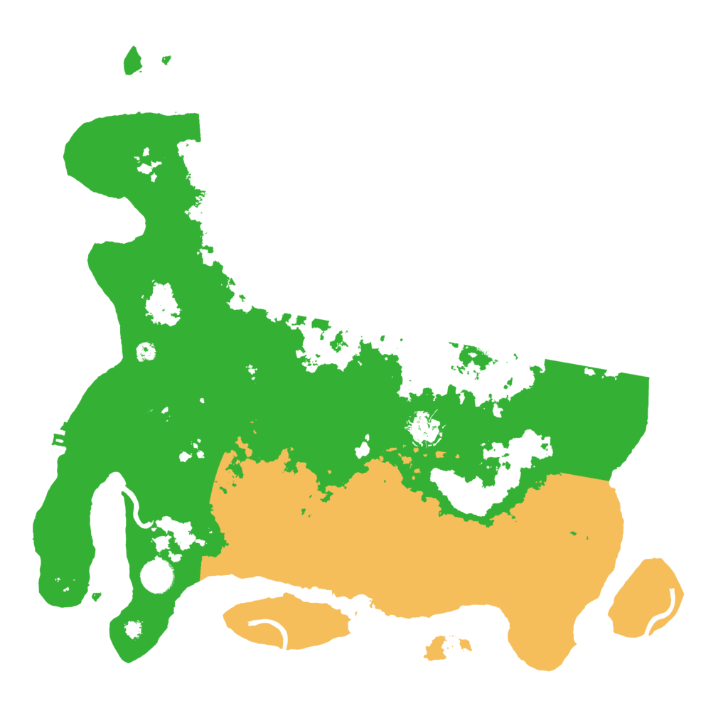 Biome Rust Map: Procedural Map, Size: 3850, Seed: 141619868