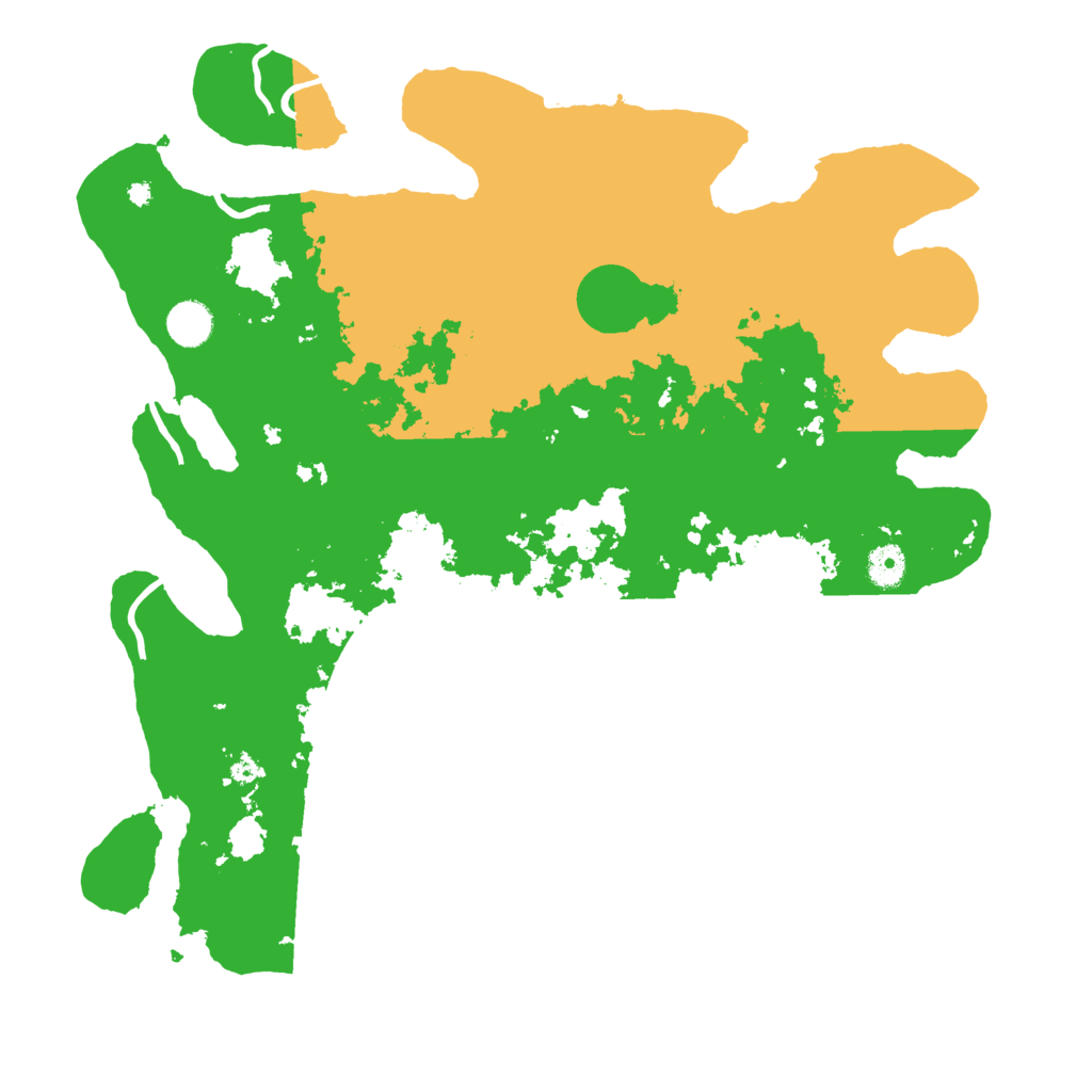 Biome Rust Map: Procedural Map, Size: 4200, Seed: 66667777