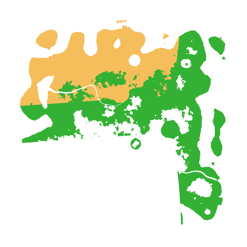 Biome Rust Map: Procedural Map, Size: 3750, Seed: 1601914207