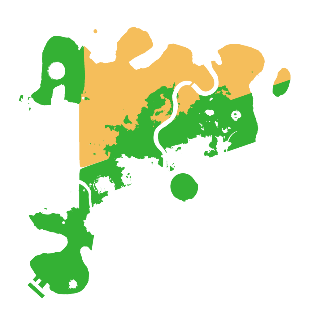Biome Rust Map: Procedural Map, Size: 3250, Seed: 1111100723