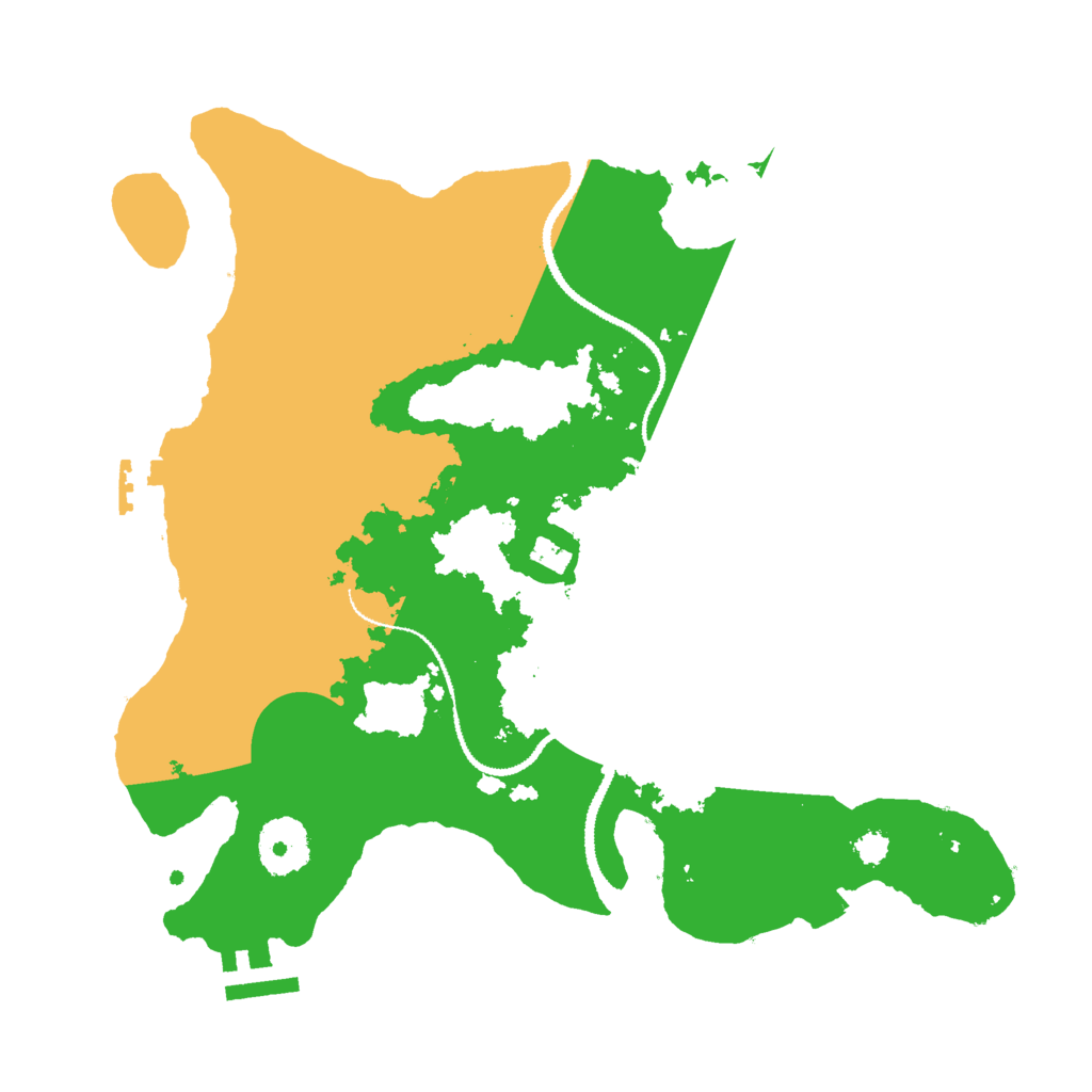 Biome Rust Map: Procedural Map, Size: 3000, Seed: 848732254