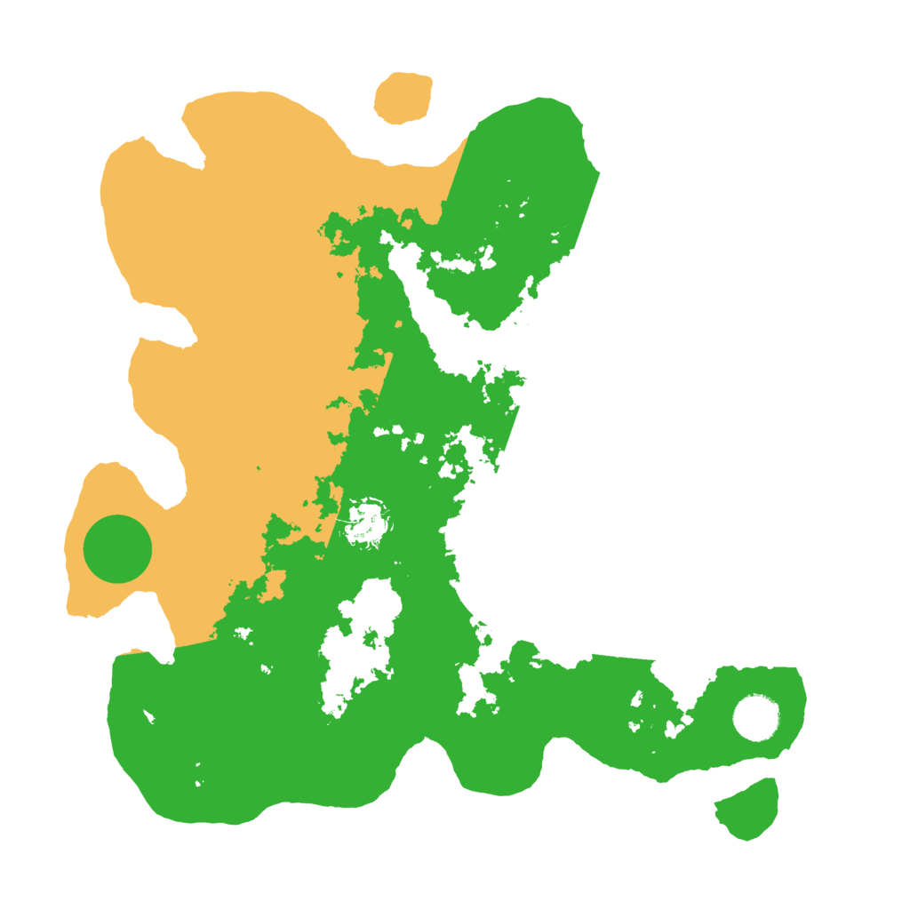 Biome Rust Map: Barren, Size: 3500, Seed: 1591692807