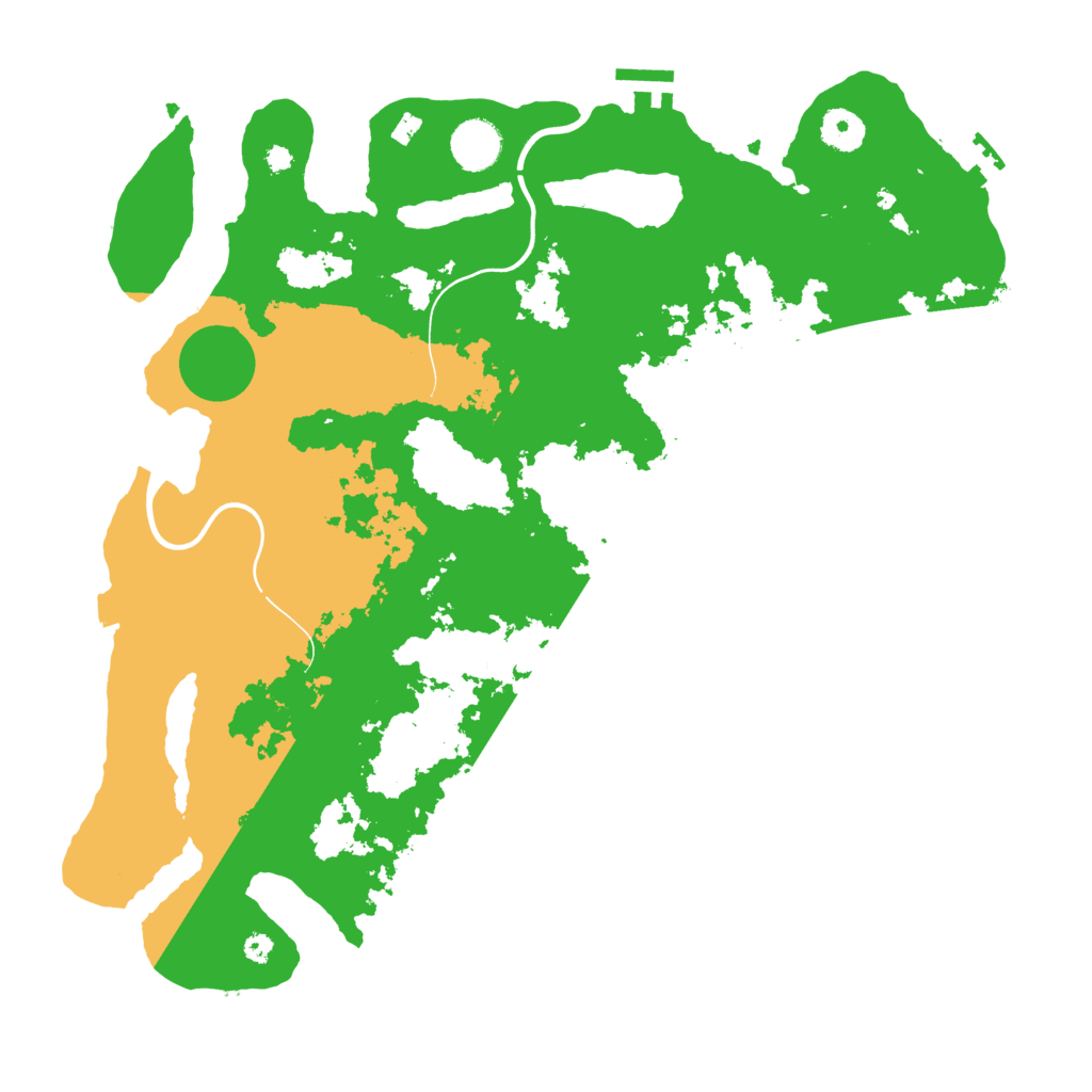 Biome Rust Map: Procedural Map, Size: 3800, Seed: 174162958