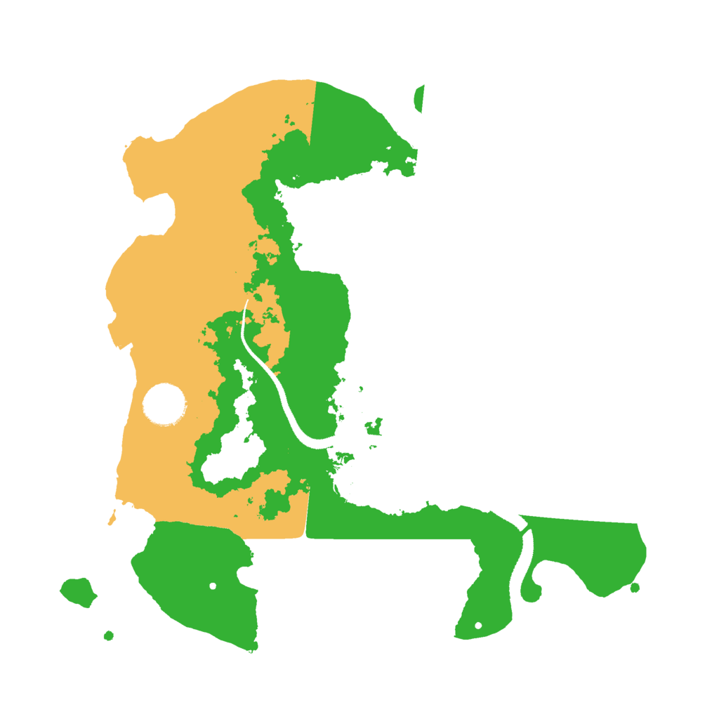 Biome Rust Map: Procedural Map, Size: 3000, Seed: 2059463782