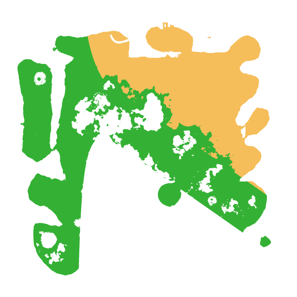 Biome Rust Map: Procedural Map, Size: 3500, Seed: 432415810