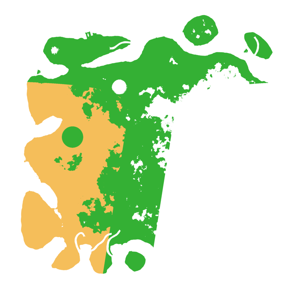 Biome Rust Map: Procedural Map, Size: 3800, Seed: 2011