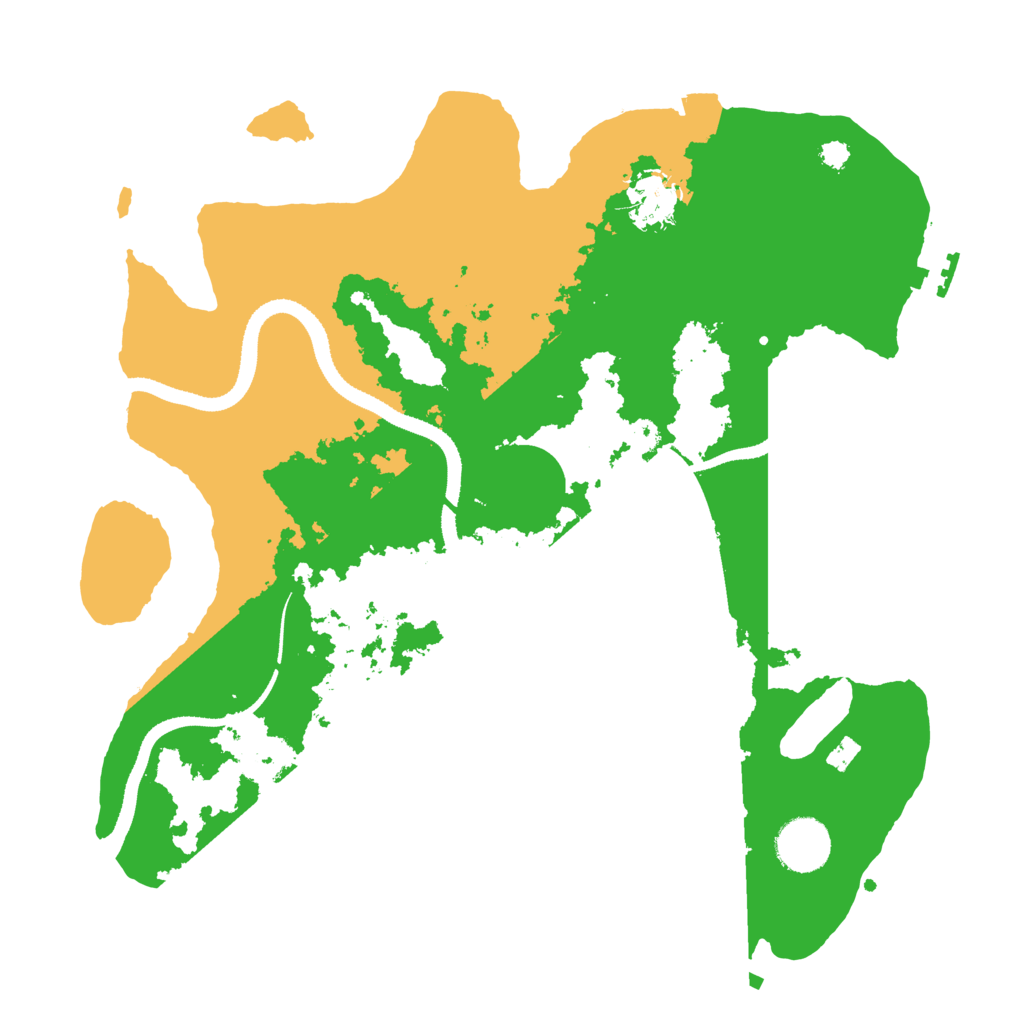 Biome Rust Map: Procedural Map, Size: 3300, Seed: 45356843