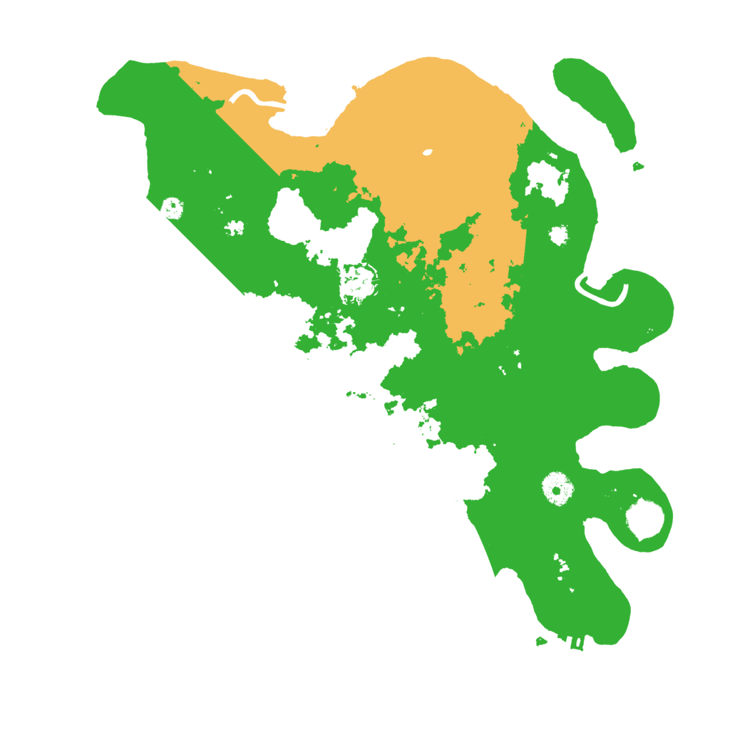 Biome Rust Map: Procedural Map, Size: 3500, Seed: 1809224273