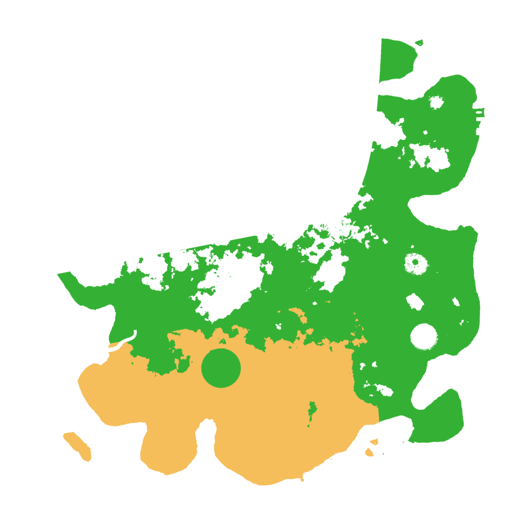 Biome Rust Map: Procedural Map, Size: 3500, Seed: 1687844691