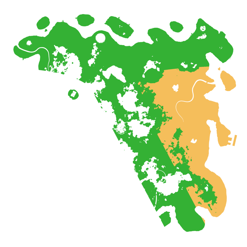 Biome Rust Map: Procedural Map, Size: 4500, Seed: 270104898