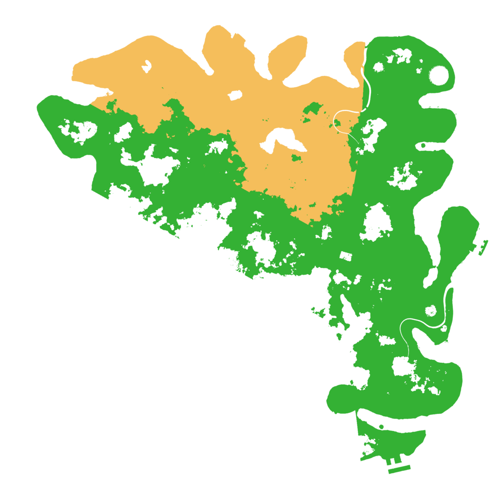 Biome Rust Map: Procedural Map, Size: 4500, Seed: 515122686