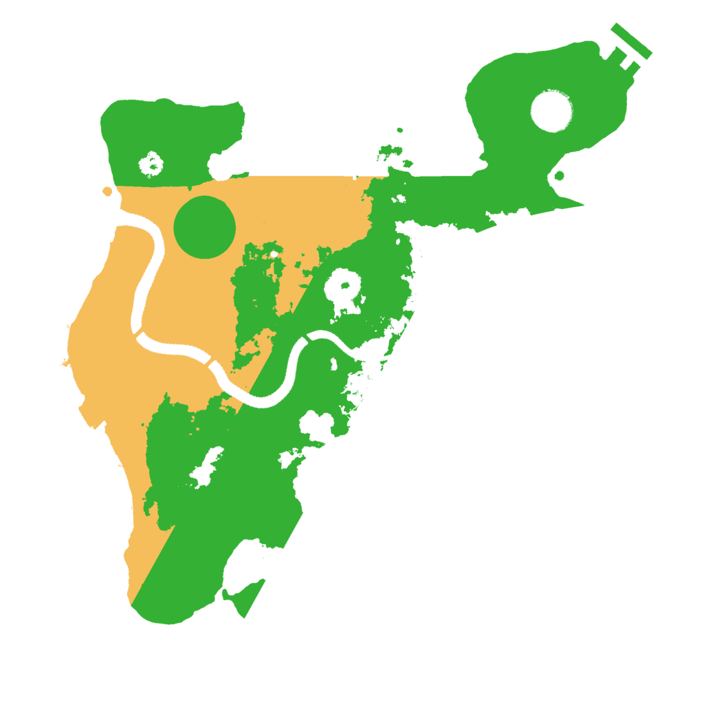Biome Rust Map: Procedural Map, Size: 3000, Seed: 1061565039