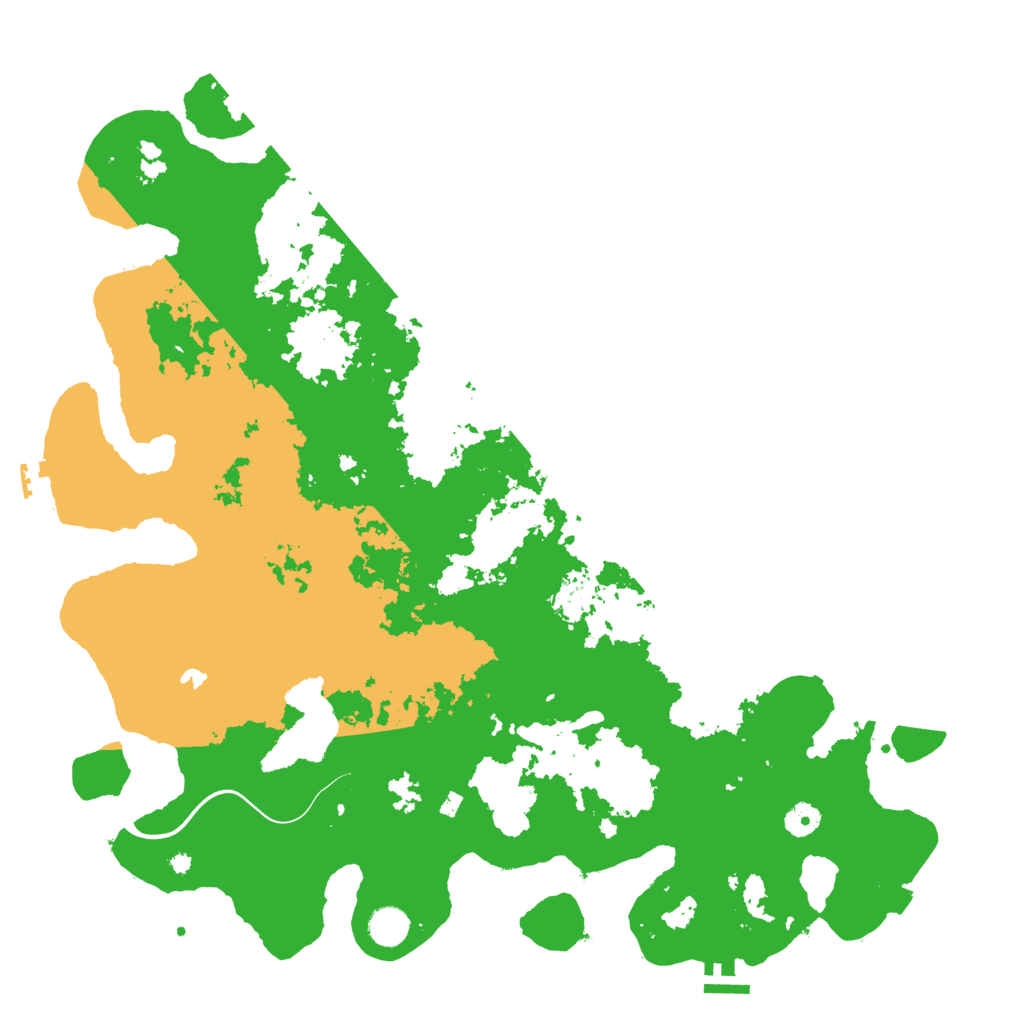 Biome Rust Map: Procedural Map, Size: 4500, Seed: 1574400101