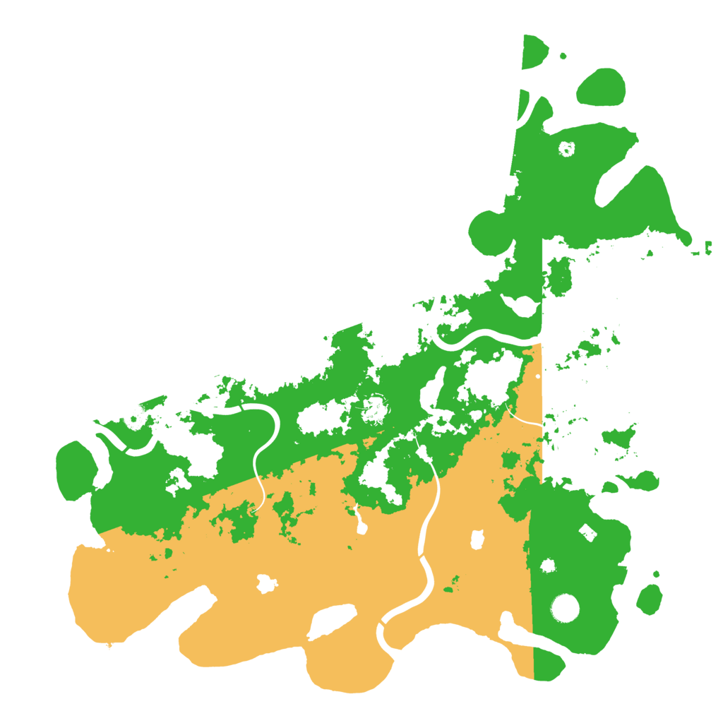 Biome Rust Map: Procedural Map, Size: 4500, Seed: 1791110521
