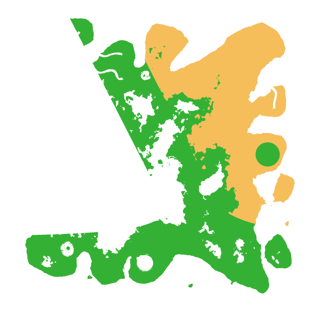 Biome Rust Map: Procedural Map, Size: 3500, Seed: 1394503077
